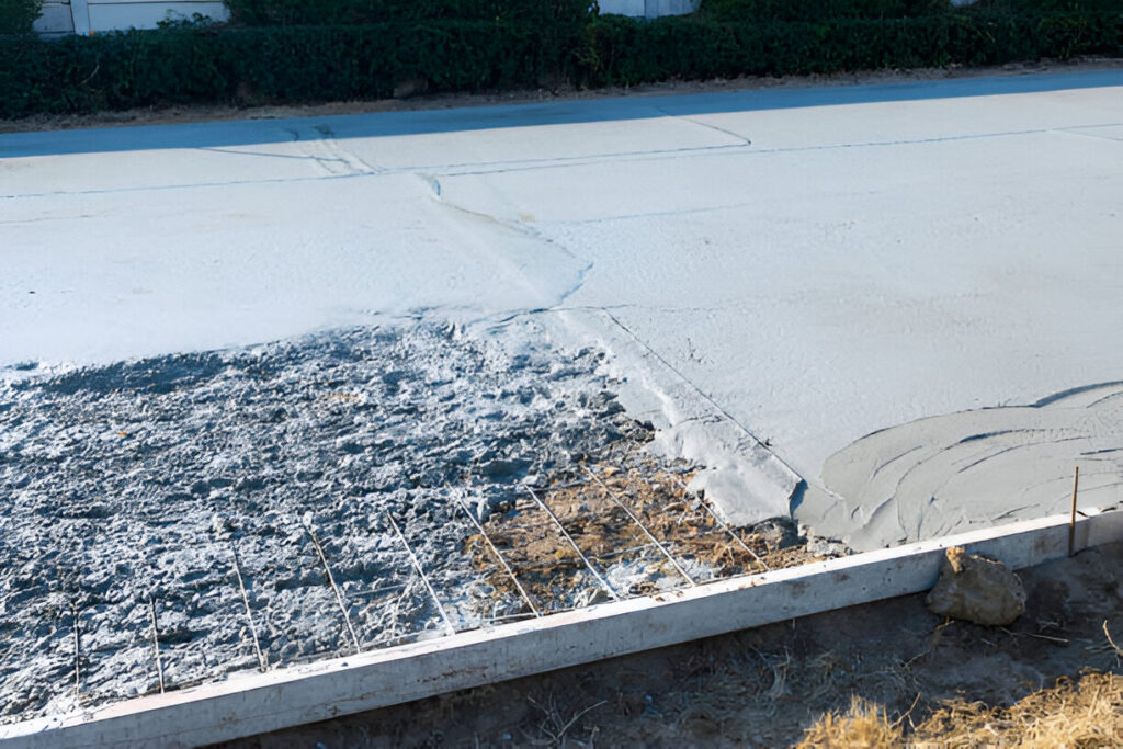 concrete driveway